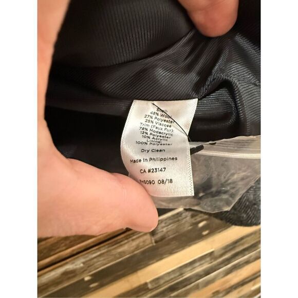 Talbots HERRINGBONE ABERDEEN SHETLAND BLAZER sz 10 - Picture 6 of 10